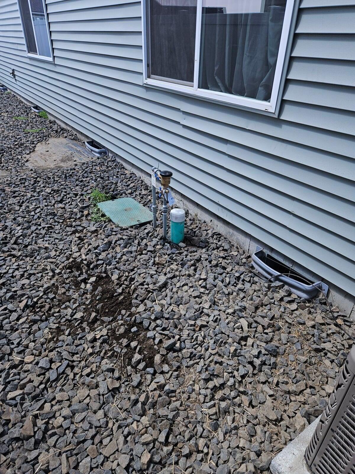 Curb stop and Backflow installation